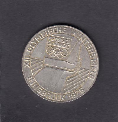 Beschrijving: 100 Schillings  W-OLYMPIC SYMBOLS